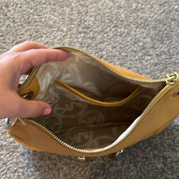 Michael Kors Yellow Leather Purse - Picture 3 of 3